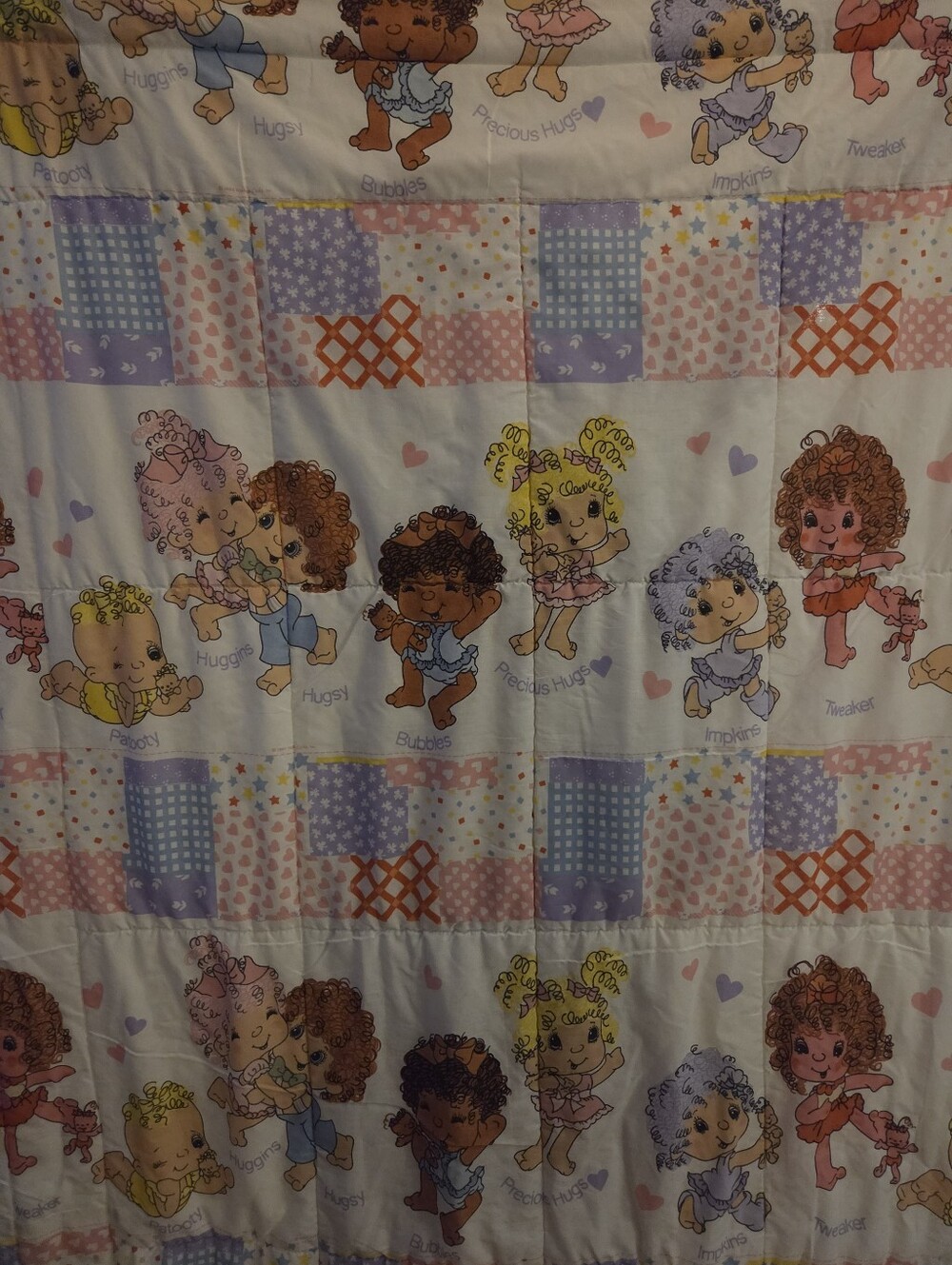 Hugga Bumch 1984 Duvet Blanket Bedding Hallmark Kenner Parker Brothers
